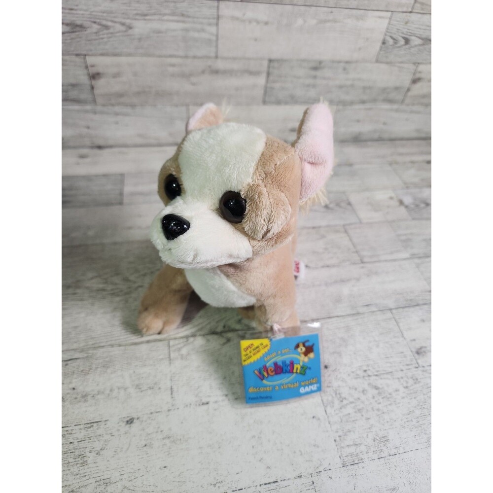 Webkinz Chihuahua With Unopened Code Ganz Plush Stuffed Animal Vintage